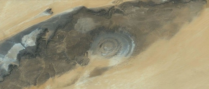 Eye of the Sahara Desert