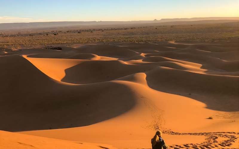 The Sahara’s Erg Chigaga Dunes