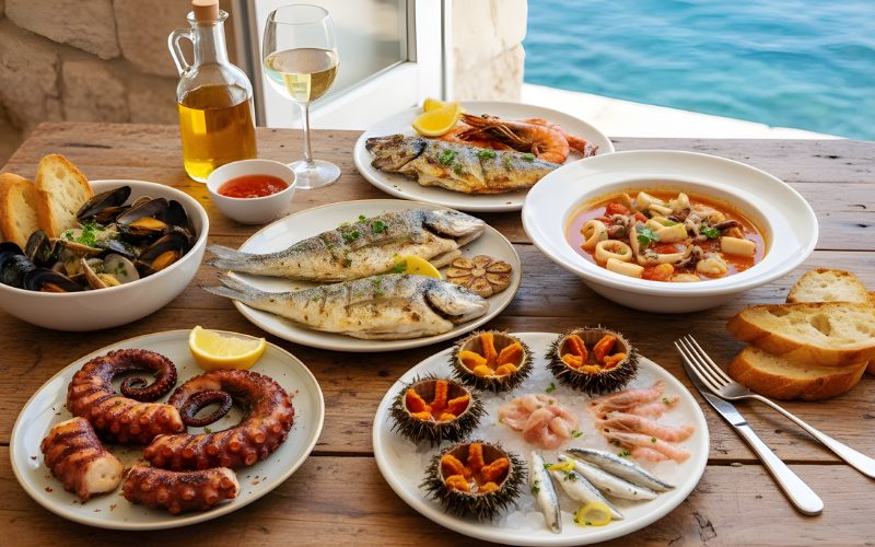 Traditional Coastal Fishing Cuisine in Polignano a Mare